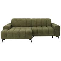 Rohová sedačka LAYA, levá, olivově zelená tkanina MEMPHIS - olivově zelená, Moderní, textil (155/250cm) - Premium Living