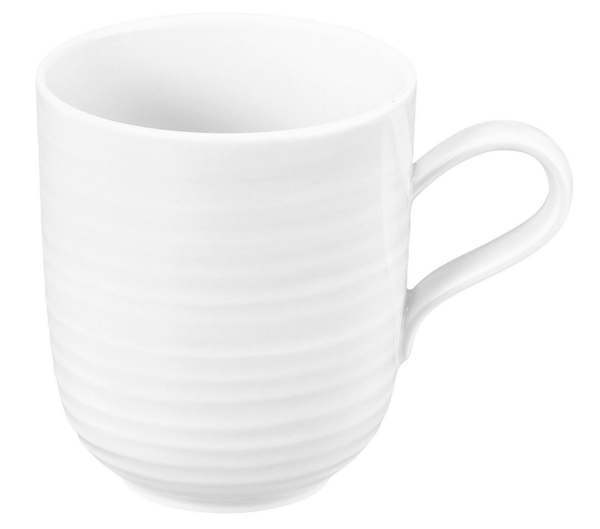 Kaffeebecher Terra Weiss - Weiß Hochglanz, Basics, Keramik (0,40l) - Seltmann Weiden