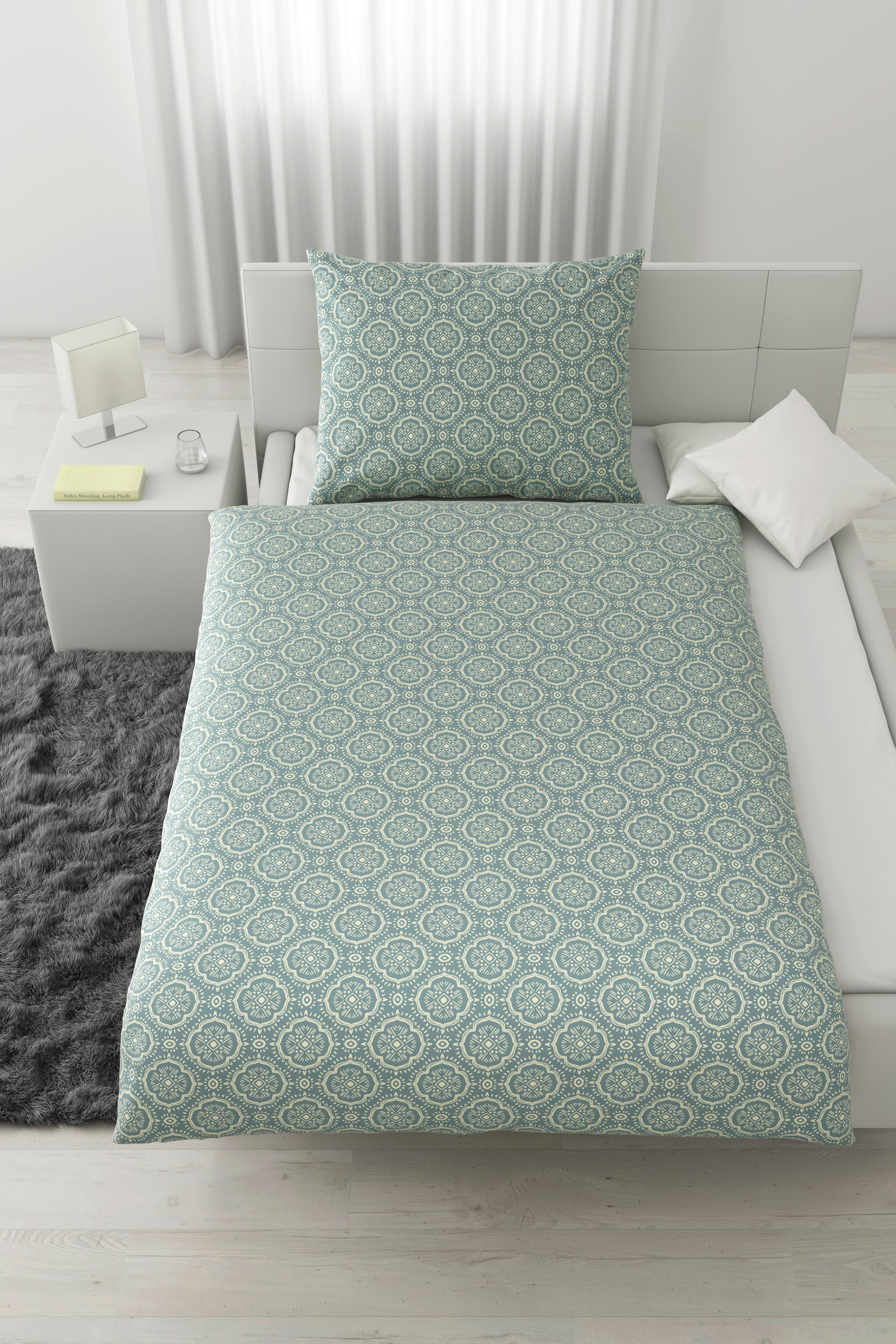 POSTEĽNÁ BIELIZEŇ ETHNO - modrá, Lifestyle, textil (140/200cm) - Mömax