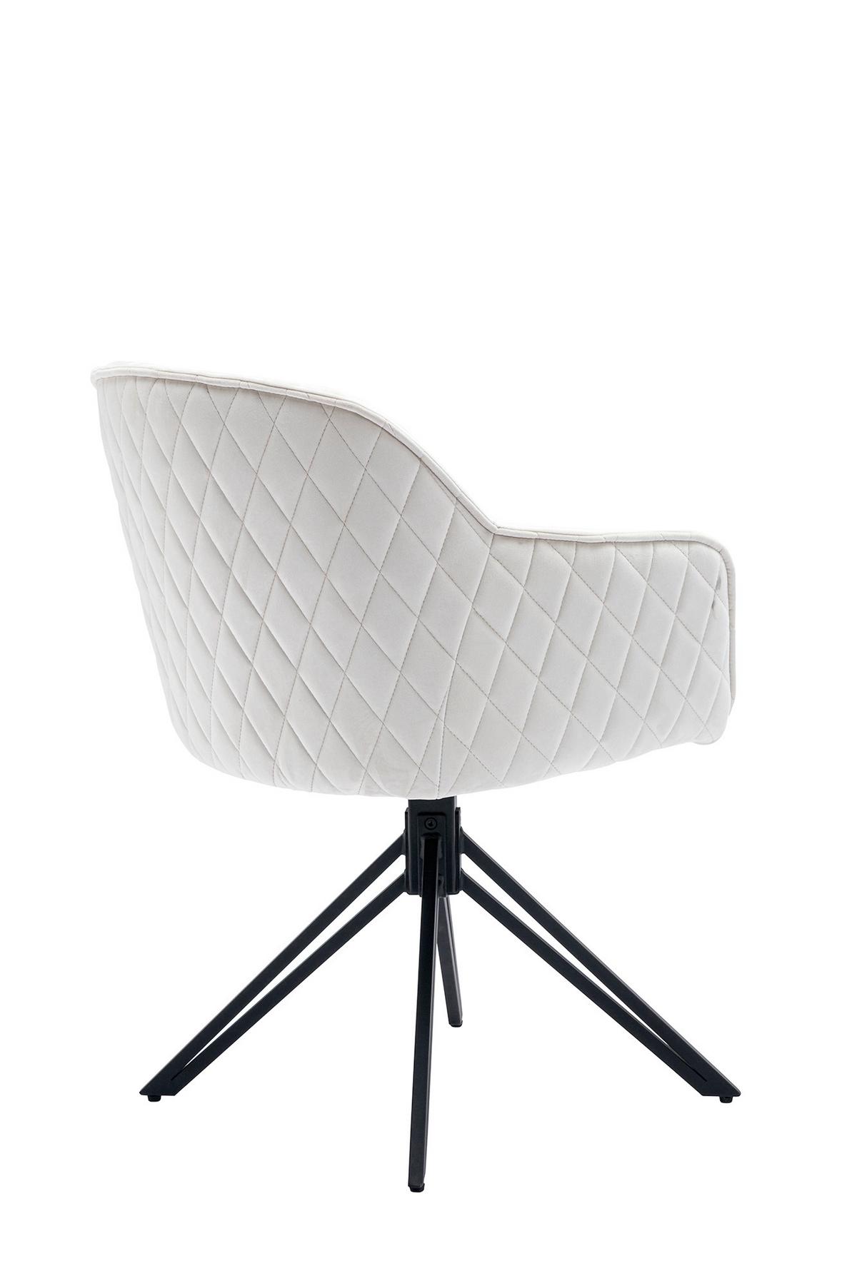 Armlehnstuhl Beige B: 59 Cm - Beige/Schwarz, MODERN, Textil/Metall (59/83/60cm) - Livetastic