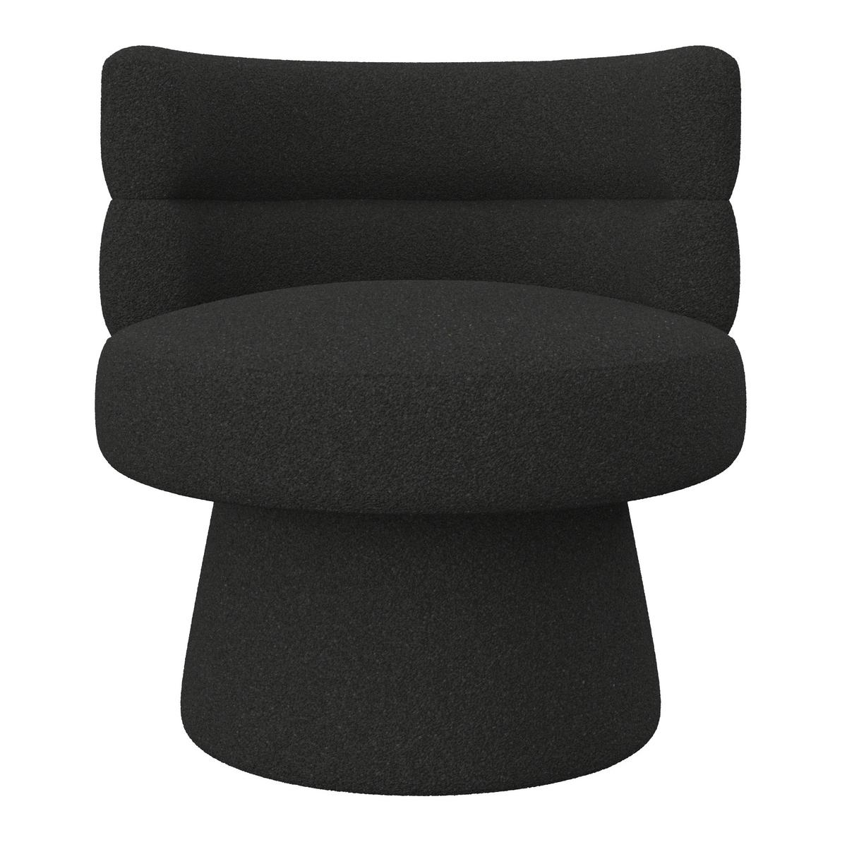 STOLIČKA JULINA - čierna, Modern, drevo/textil (71/74/72cm) - Bessagi Home