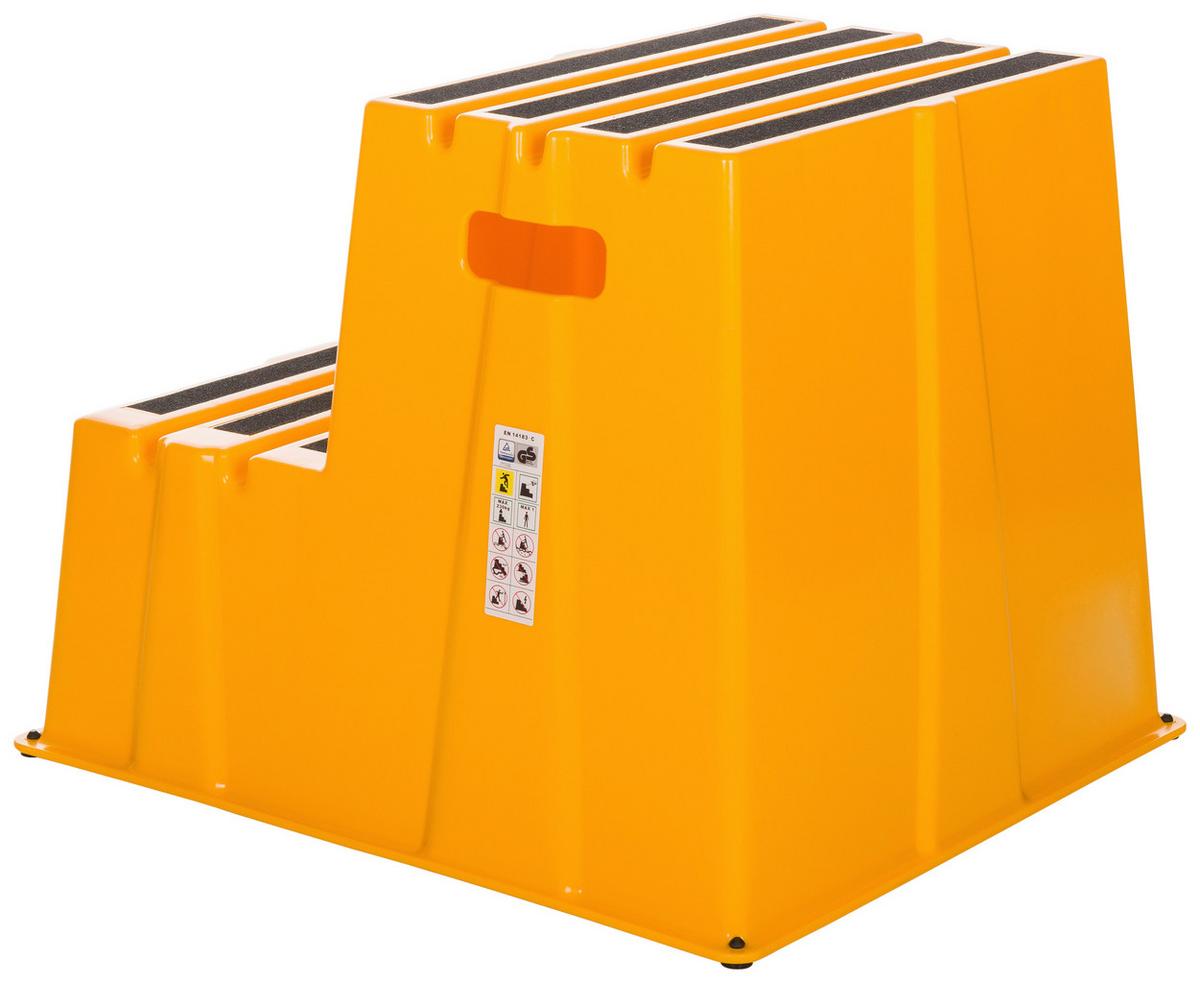 Tritthocker Tio-E2 - Gelb, Basics, Kunststoff (57/51/65cm) - MID.YOU
