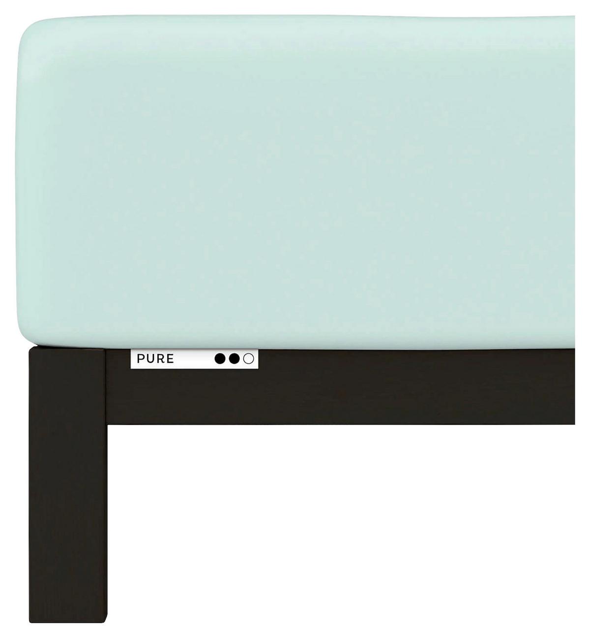 Boxspring-spannleintuch Pure Boxspring - Mintgrün, Basics, Textil (90-100/190-220cm) - Schlafgut