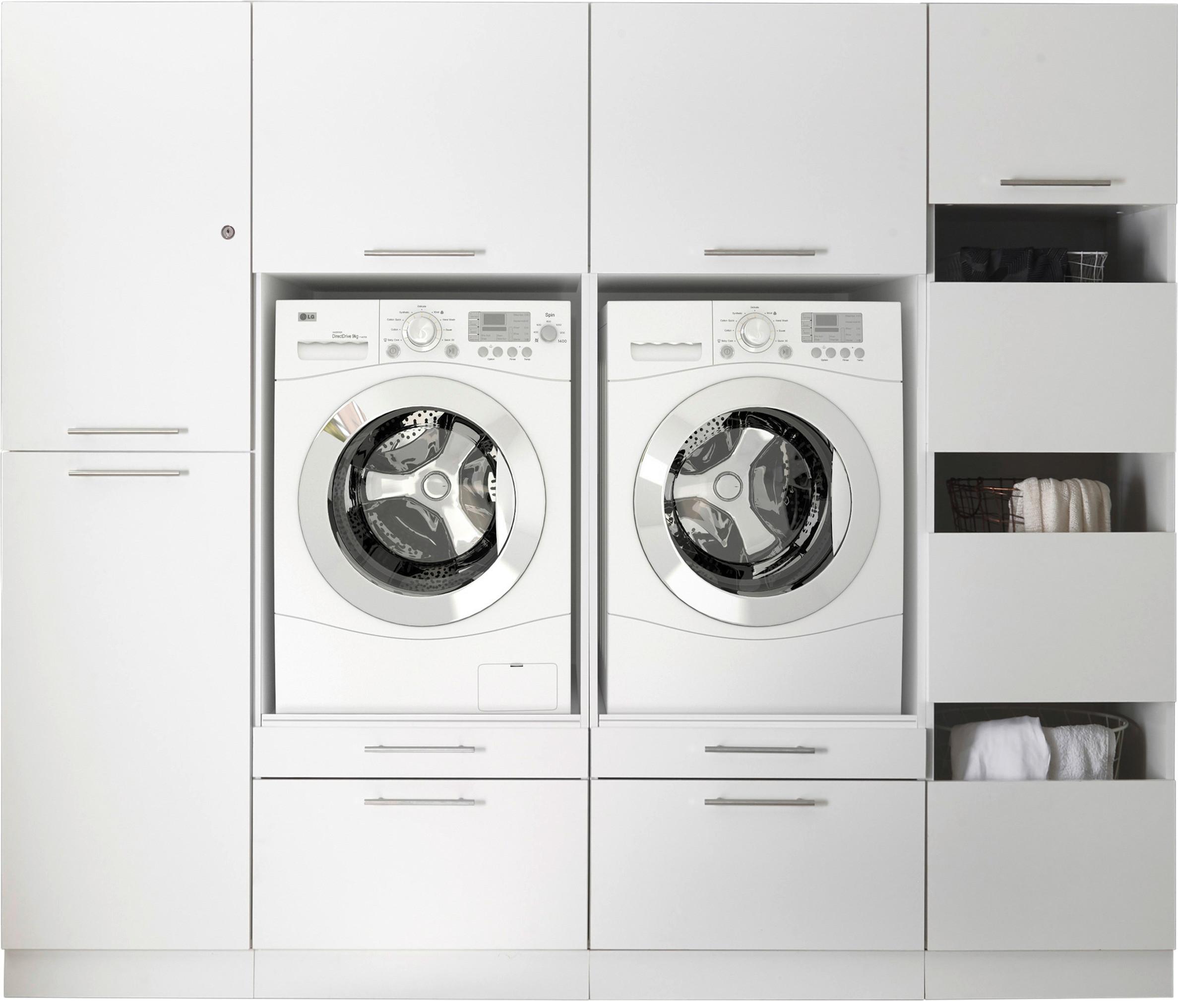 Hauswirtschaftsraum Clara - Weiß, KONVENTIONELL, Holzwerkstoff (234,8/200/67,6cm) - Respekta