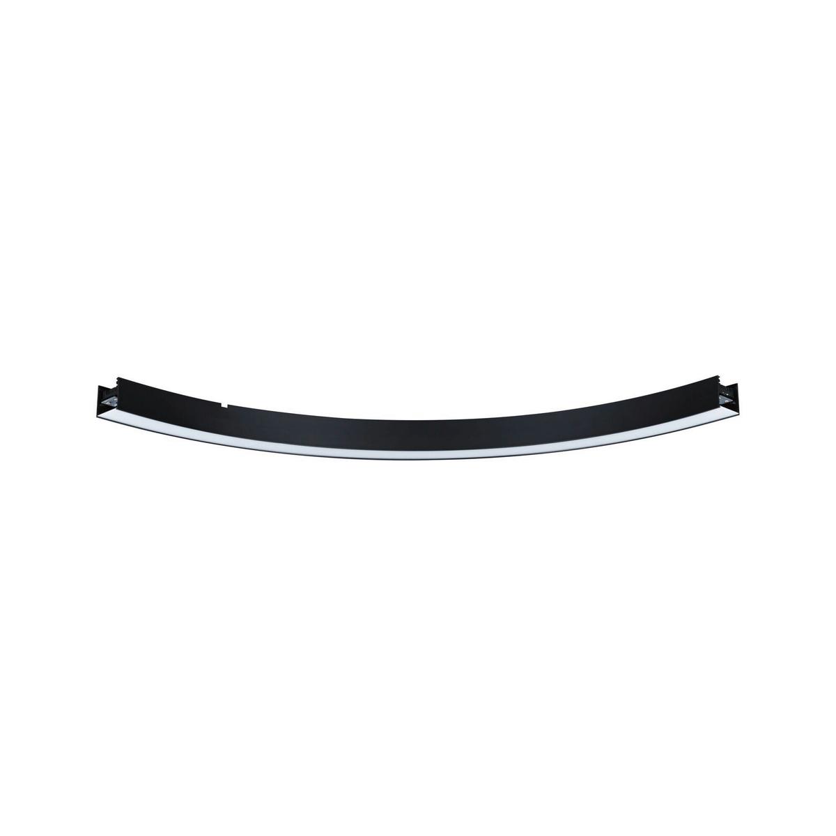 Schienensystem-Verbinder Linion Schwarz B: 53,5 cm - Basics (53,5/53,5/4cm) - Paulmann