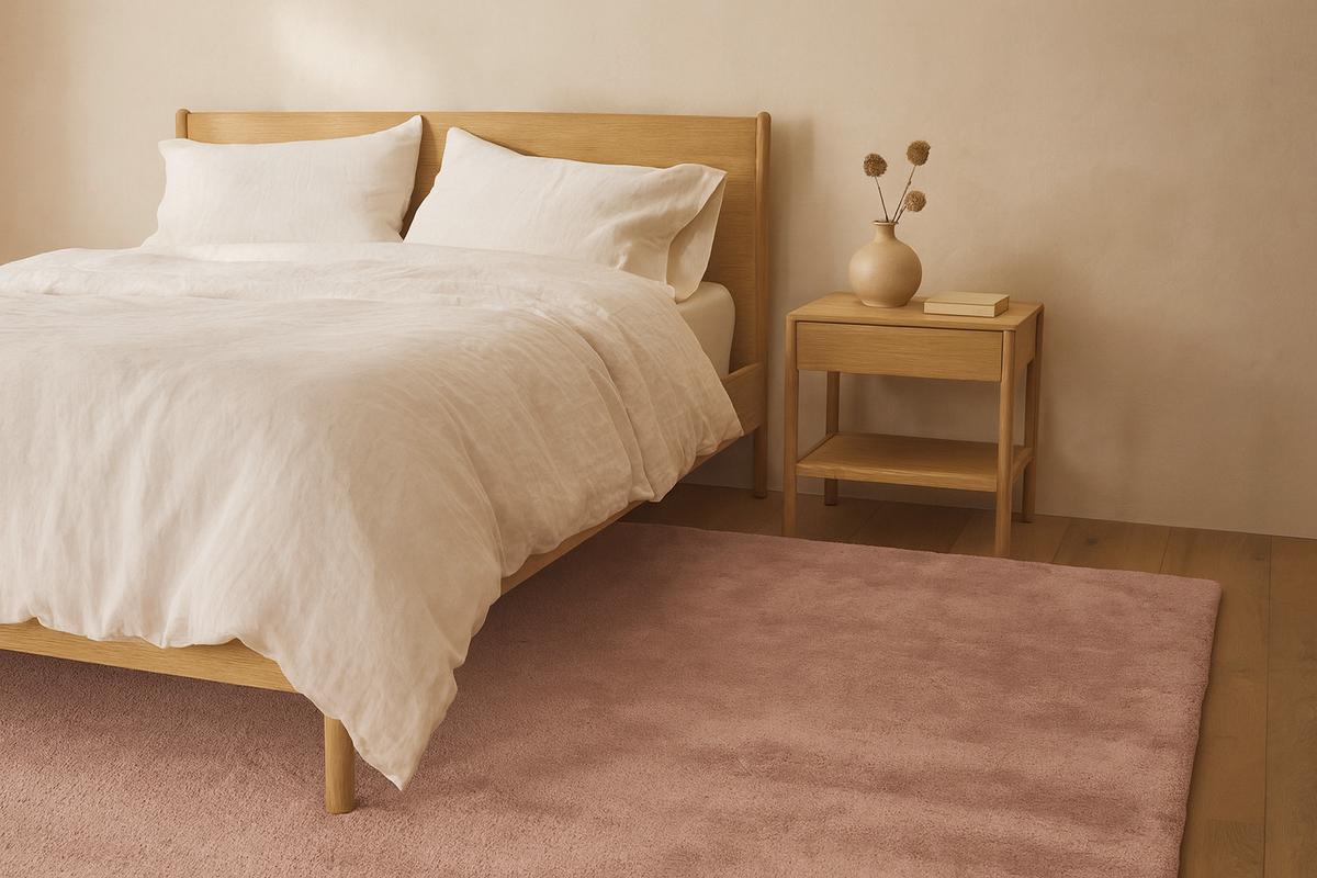 Hosszú Szálú Szőnyeg Emotion 525 - rózsaszín, Basics, textil (200/290cm) - Kayoom