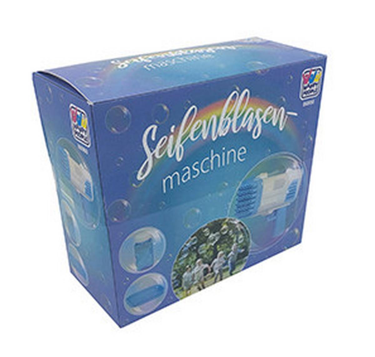Seifenblasenmaschine blau/Weiß incl. Flüssigkeit - Blau, MODERN, Kunststoff (20 cm/17 cm/9 cmcm)