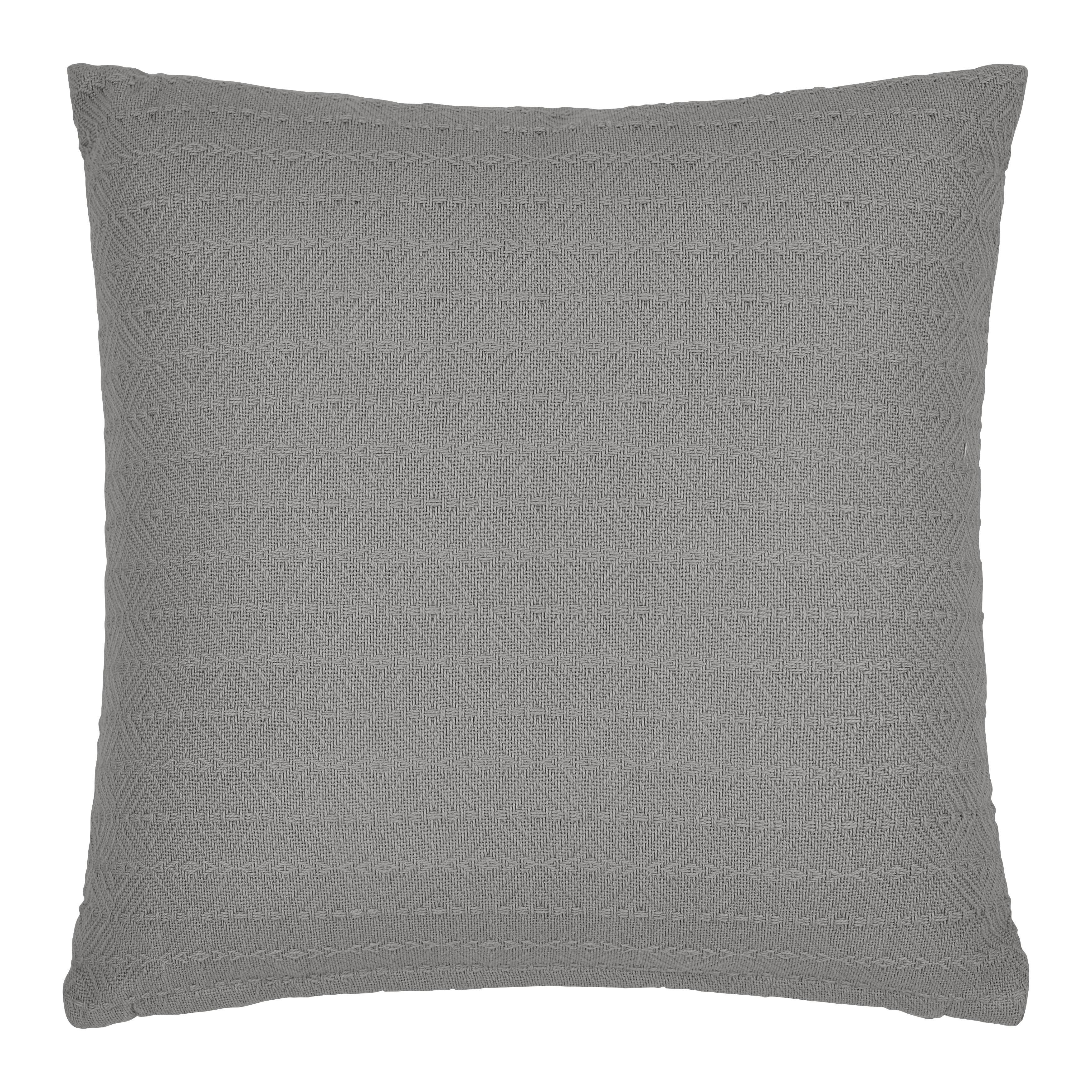Dekoračný vankúš Tara, 45/45cm, sivá - sivá, Lifestyle, textil (45/45cm) - Mömax