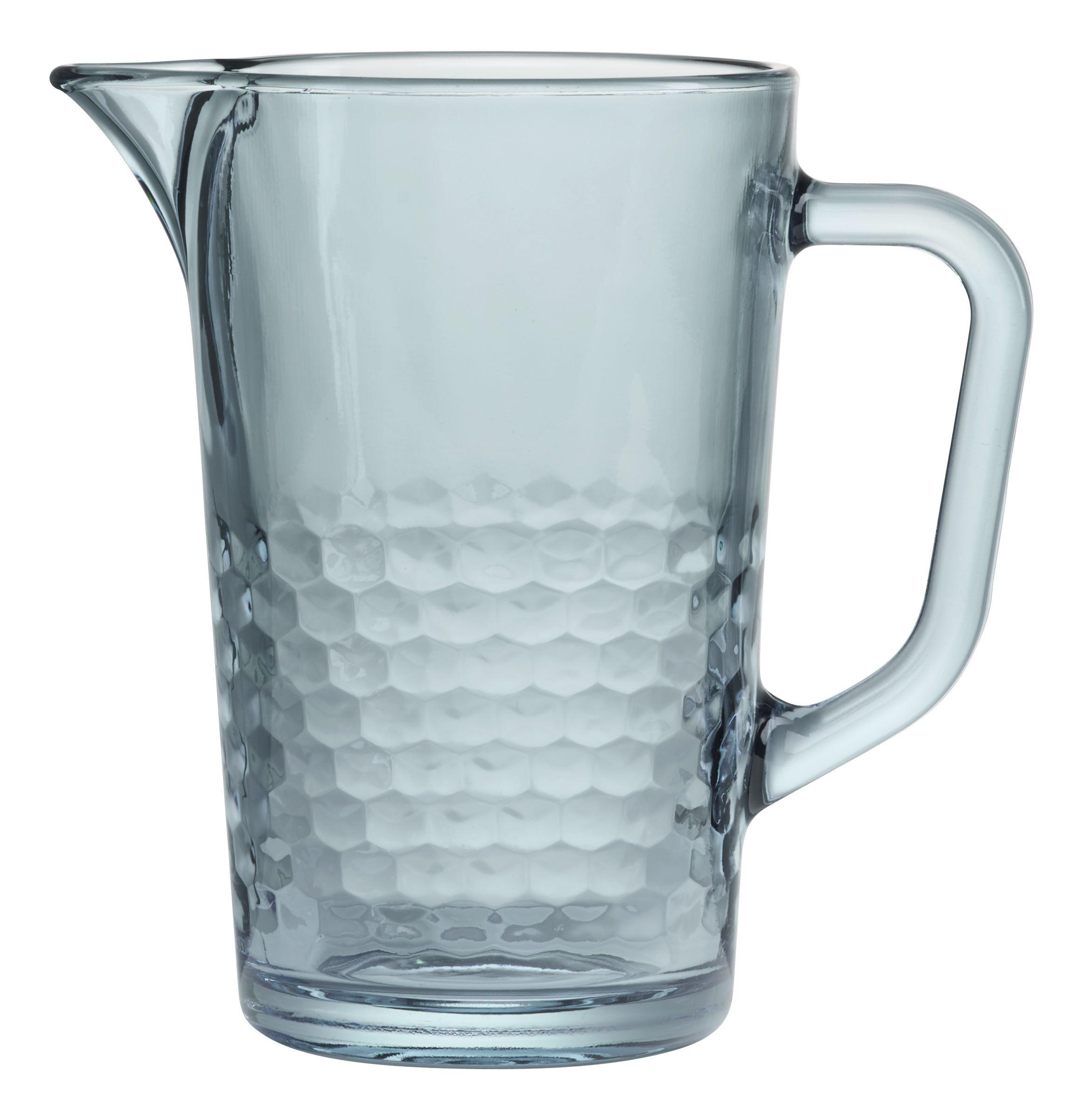 Džbánek 1,2 L průhledná modrá - Basics, sklo (1,2l)