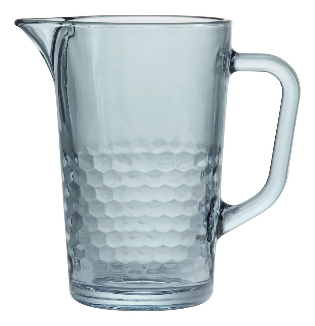 Džbánek 1,2 L průhledná modrá - Basics, sklo (1,2l)