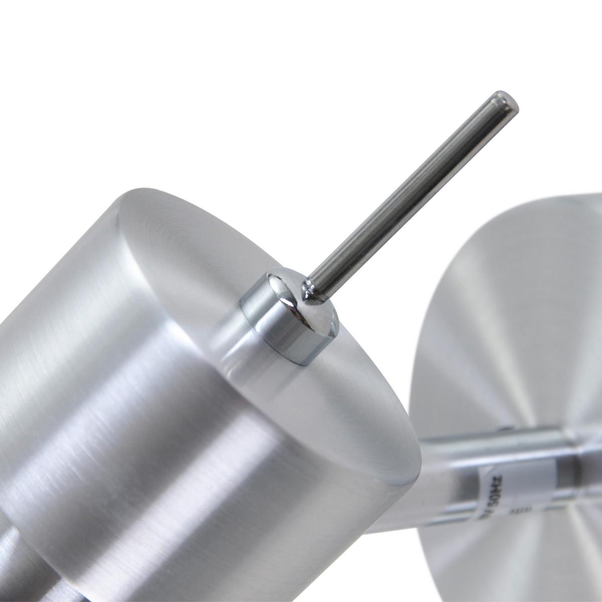 Deckenleuchte Natasja Led - Silberfarben, Trend, Metall (12/12/12cm)