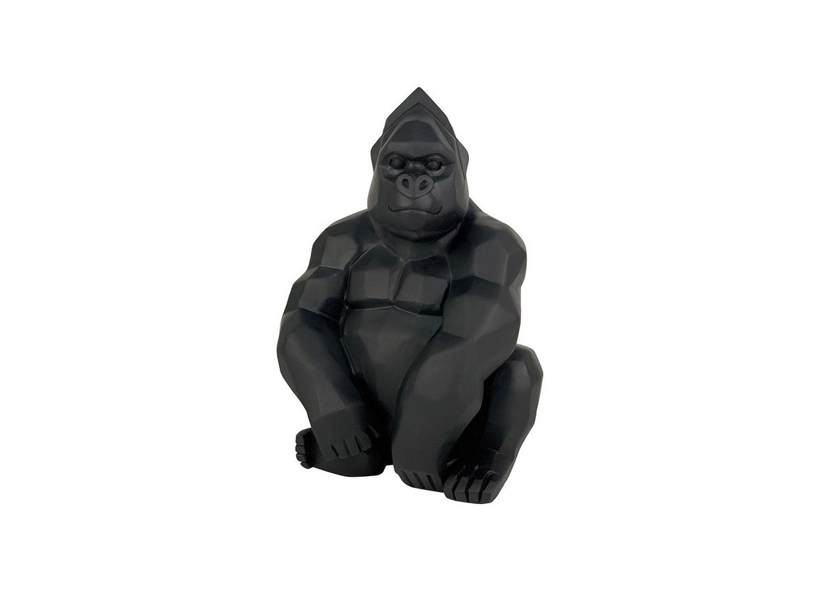 Dekoaffe Timo - Schwarz, KONVENTIONELL, Kunststoff (17/14/24cm) - Luca Bessoni