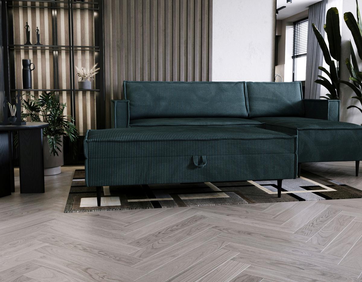 Ranger Petrol B: 135 cm - Petrol/Schwarz, Design, Textil (135/45/75cm) - Livetastic