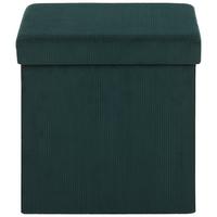 SEDACÍ BOX CORD - tmavě zelená, textil (38/38/38cm) - Mömax