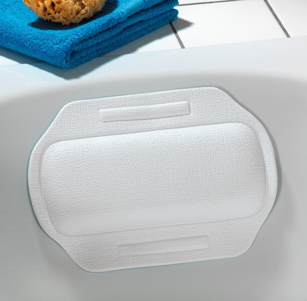 Badewannenkissen Florida 3001401100 - Weiß, MODERN, Kunststoff (34,5/2,3/24cm) - Wenko
