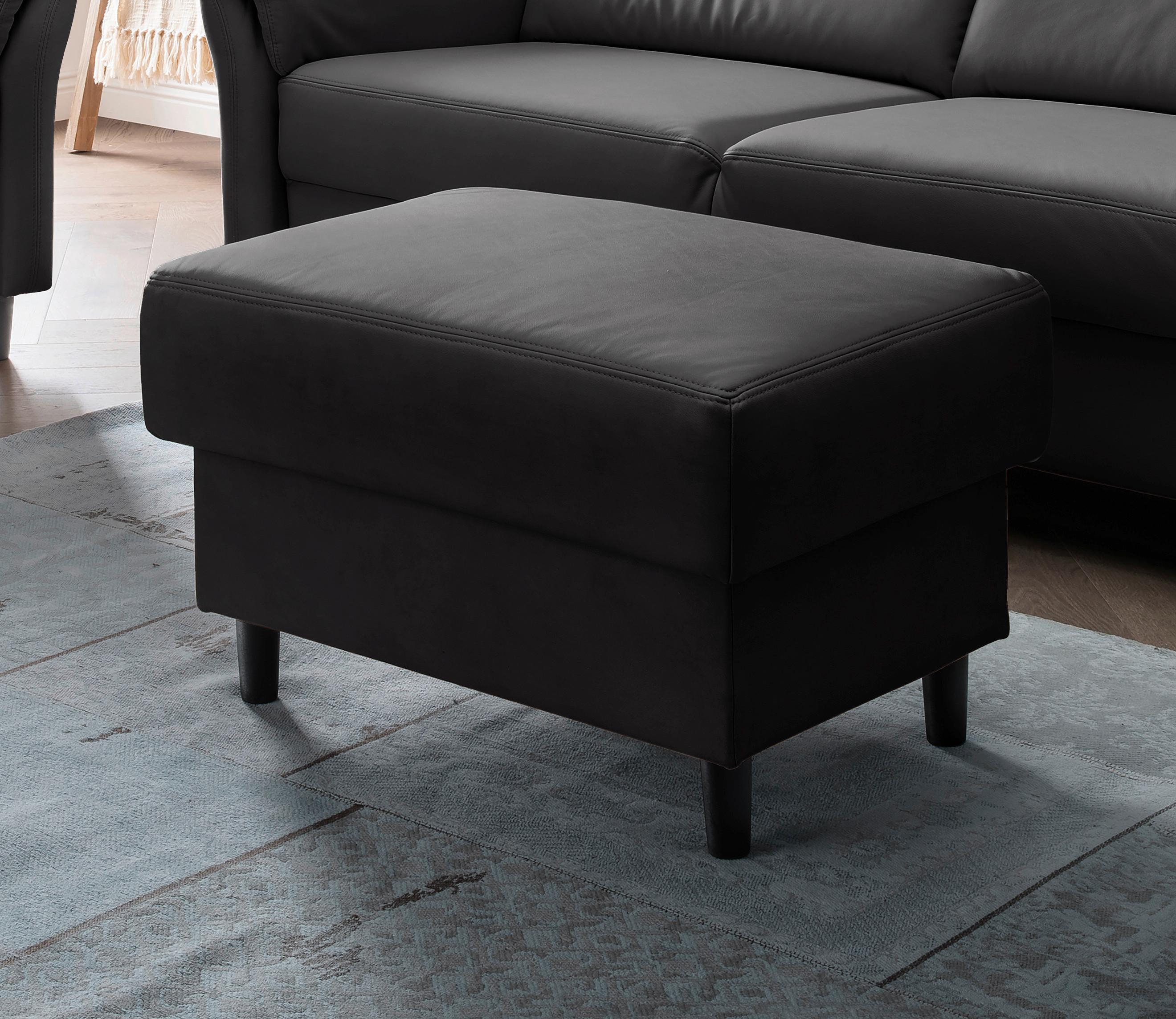 Hocker Cavoli, Schwarz B: 76 cm - Schwarz, MODERN, Textil (76/46/55cm) - Livetastic