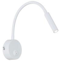 NÁSTENNÉ LED SVIETIDLO HUOIM - biela, Konventionell, kov/plast (3/8/46cm) - Mömax