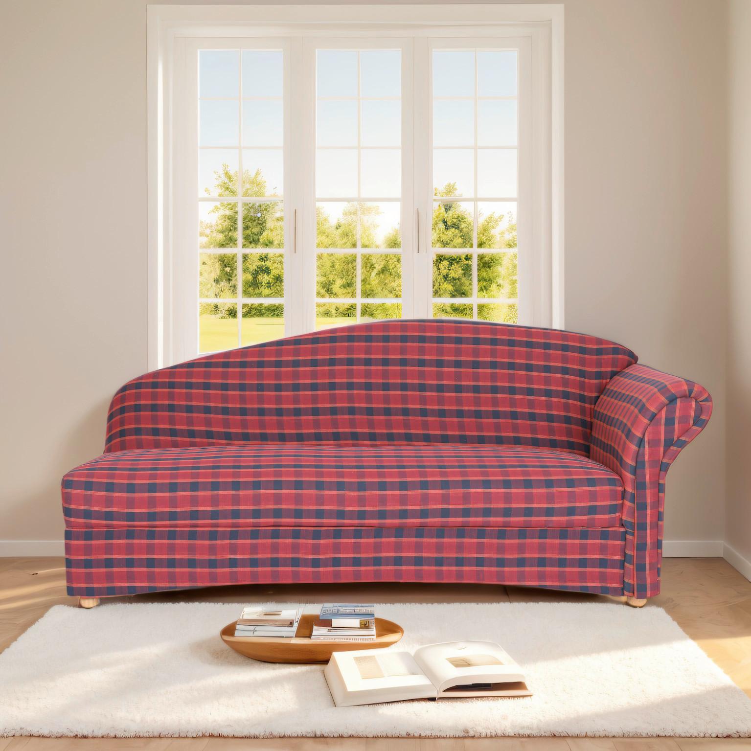 3-Sitzer Loretta, Armlehne rechts, ca.193x83x85 cm - Bordeaux/Rot, Basics, Holz/Holzwerkstoff (193/83/85cm)