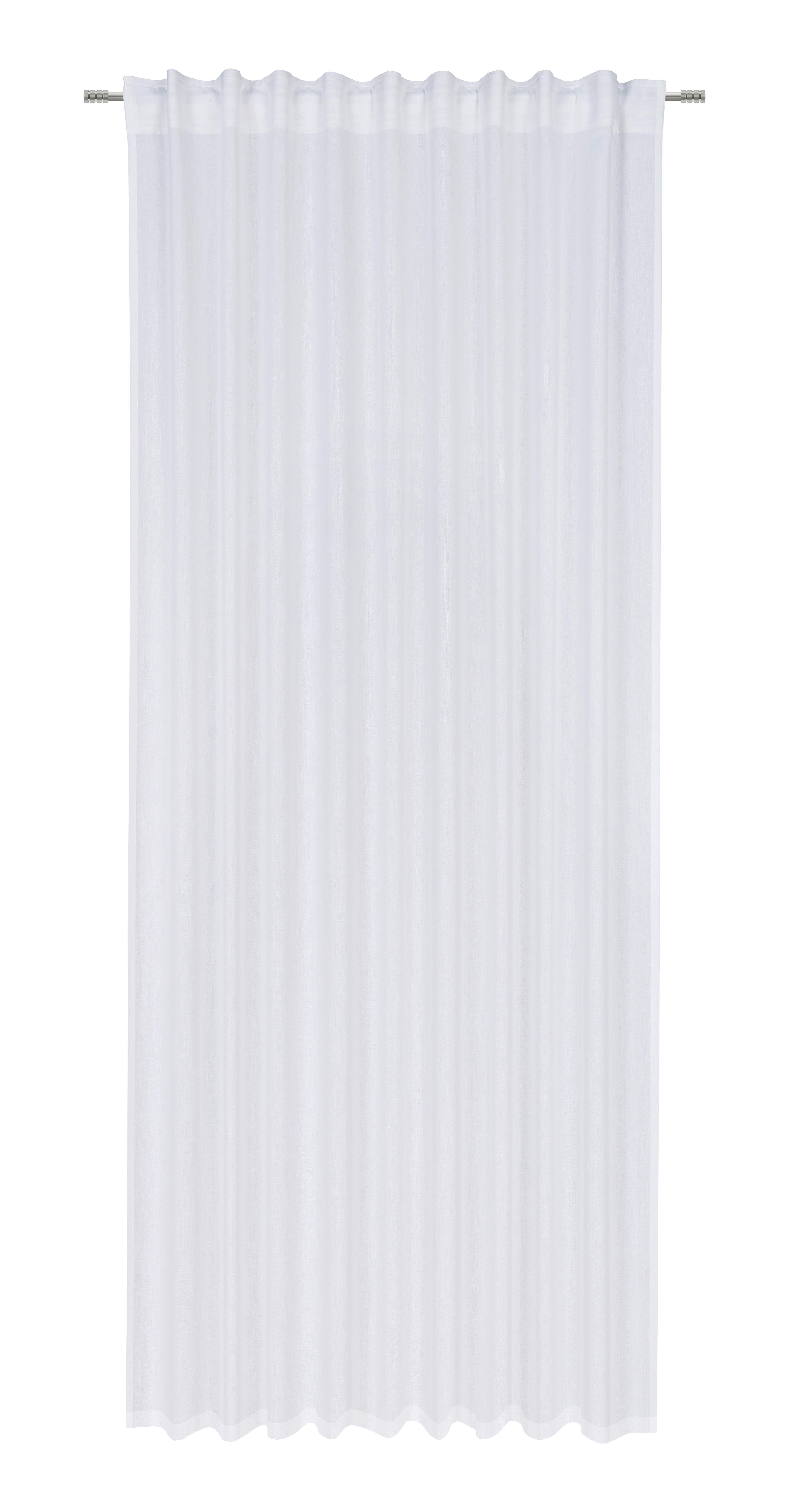 Hotový závěs Sila, 140/255cm, bílá - bílá, Moderní, textil (140/255cm) - Modern Living