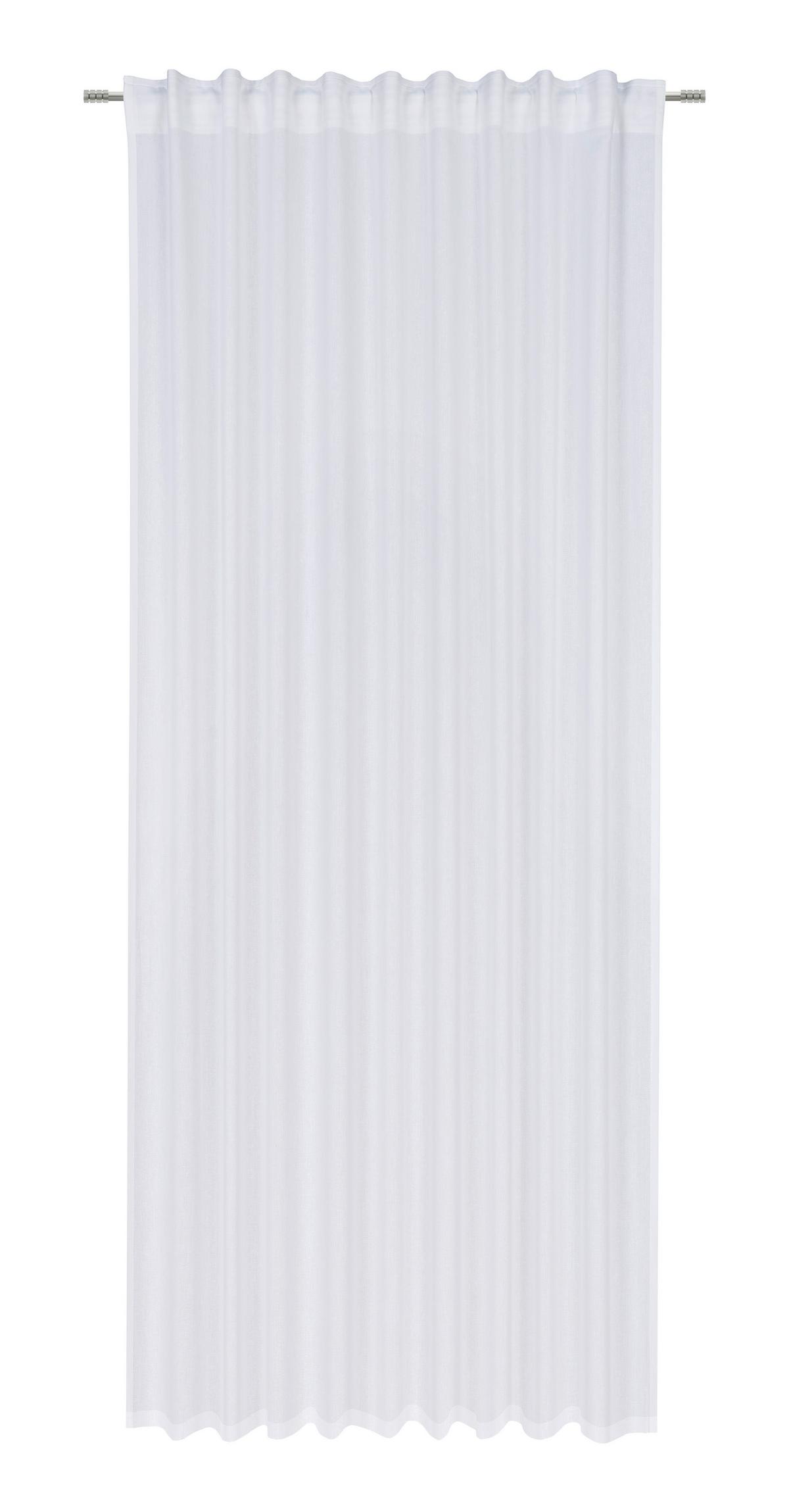 Hotový závěs Sila, 140/255cm, bílá - bílá, Moderní, textil (140/255cm) - Modern Living