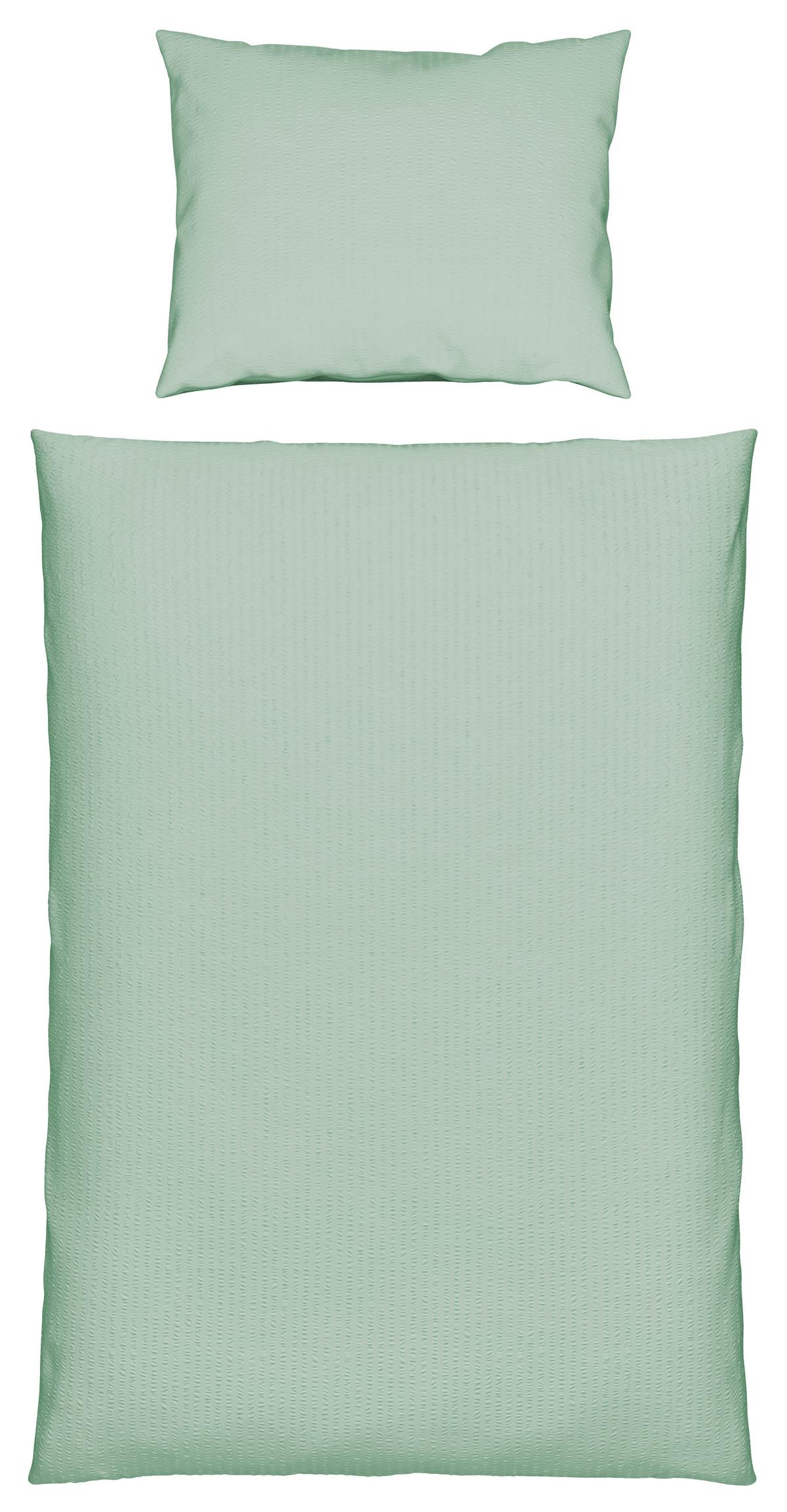 Ágyneműhuzat-garnitúra Larissa - mentazöld, Konventionell, textil - Ondega