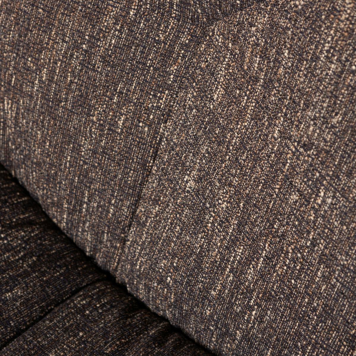 Sessel Milaro Braun B: 75cm - Schwarz/Braun, Design, Textil (75/88/94cm) - Livetastic