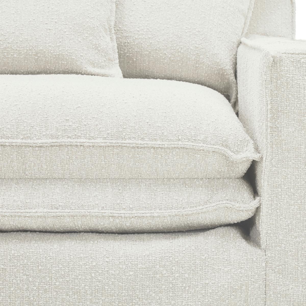 Sessel Aurora - Schwarz/Weiß, Trend, Textil (129/92/105cm) - Livetastic