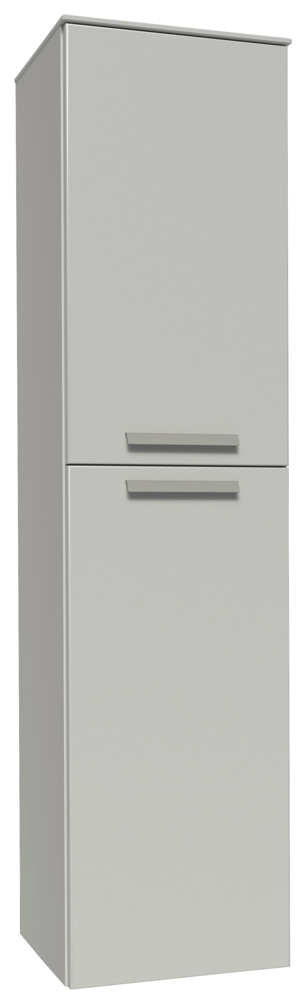 Hochschrank Seidengrau, B: 40 Cm - Seidengrau, MODERN, Holzwerkstoff (40/158,4/37cm) - Vertico