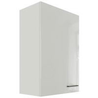 Kuchyňská horní skříňka LEVI - šedá/černá, Moderní, kov/kompozitní dřevo (60/89/32cm) - FlexWell