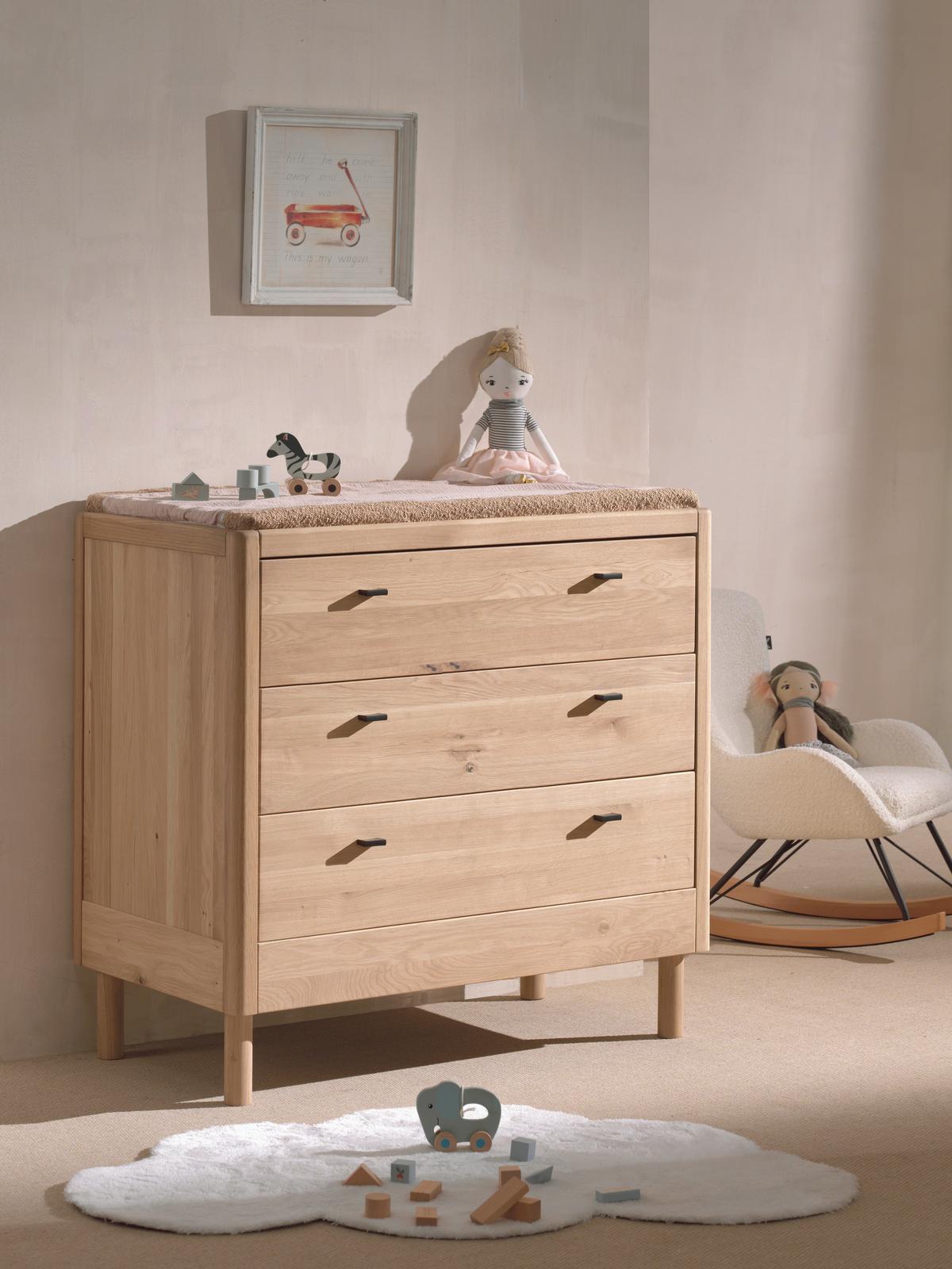 Wickelkommode Forrest Eichefarben B: 100cm - Eichefarben, MODERN, Holz (100/95/55cm) - Vipack