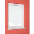 Kurzgardine Transparent Lace Bxl: 60x90 Cm Mit Blumenmotiv - Weiß, KONVENTIONELL, Textil (60/90cm) - Ondega