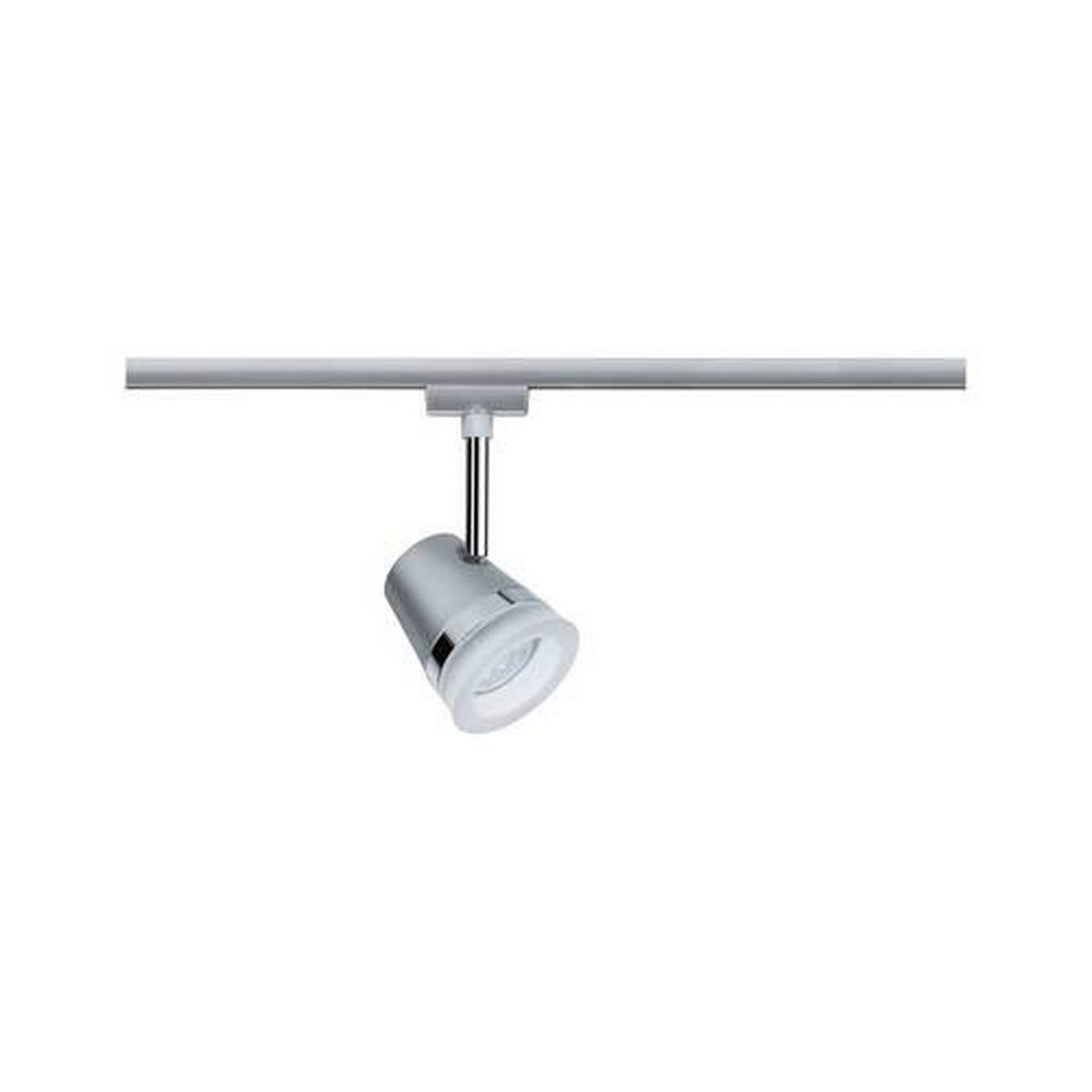 Schienensystem Urail Strahler 95526 In Chromfarben, dimmbar - Chromfarben, Basics, Metall (8,5/18,5cm) - Paulmann