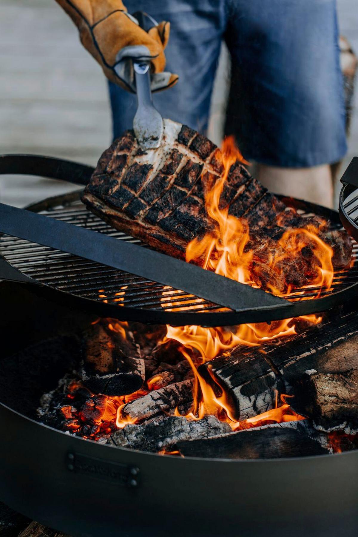 Grillrost Grillrost 60 | inkl. Griff - Schwarz, Basics, Metall (60cm)