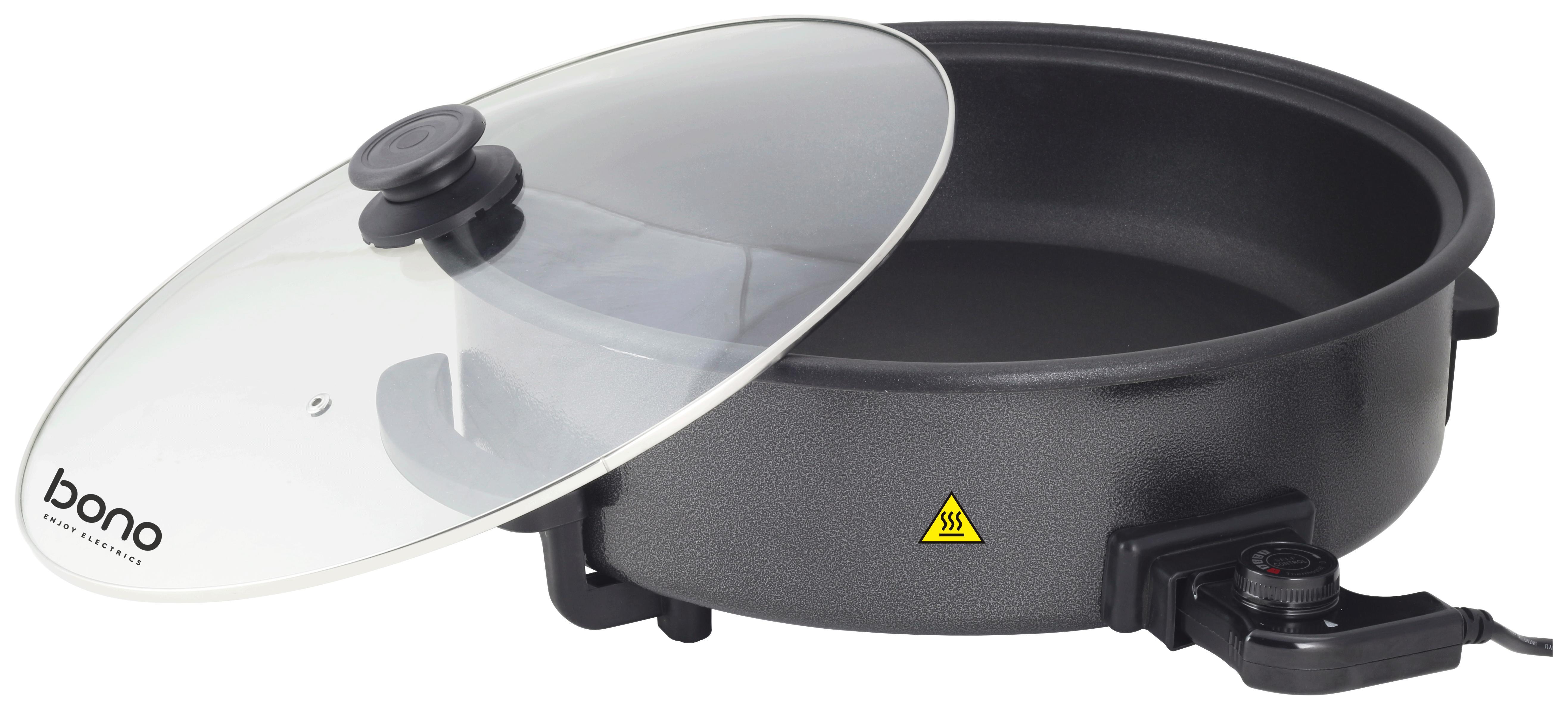 Elektromos Serpenyő Oliver - Fekete, konvencionális, Fém (9cm) - Bono