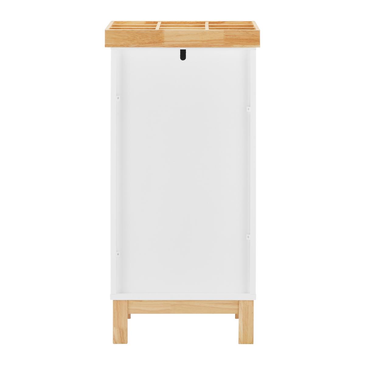 Spodná skrinka RICO - biela/prírodná farba, Modern, drevo (42/85/35cm) - Bessagi Home