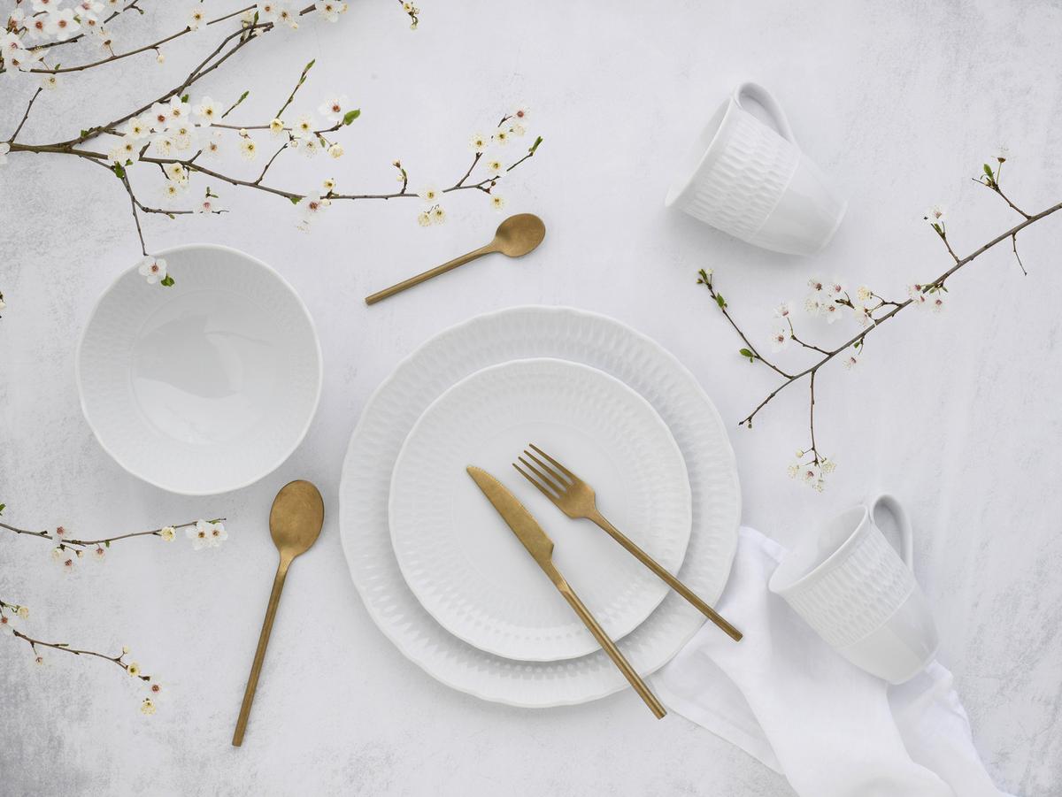 Kombiservice Sofia 16--Teilig., Weiß - Weiß, Design, Keramik - Creatable