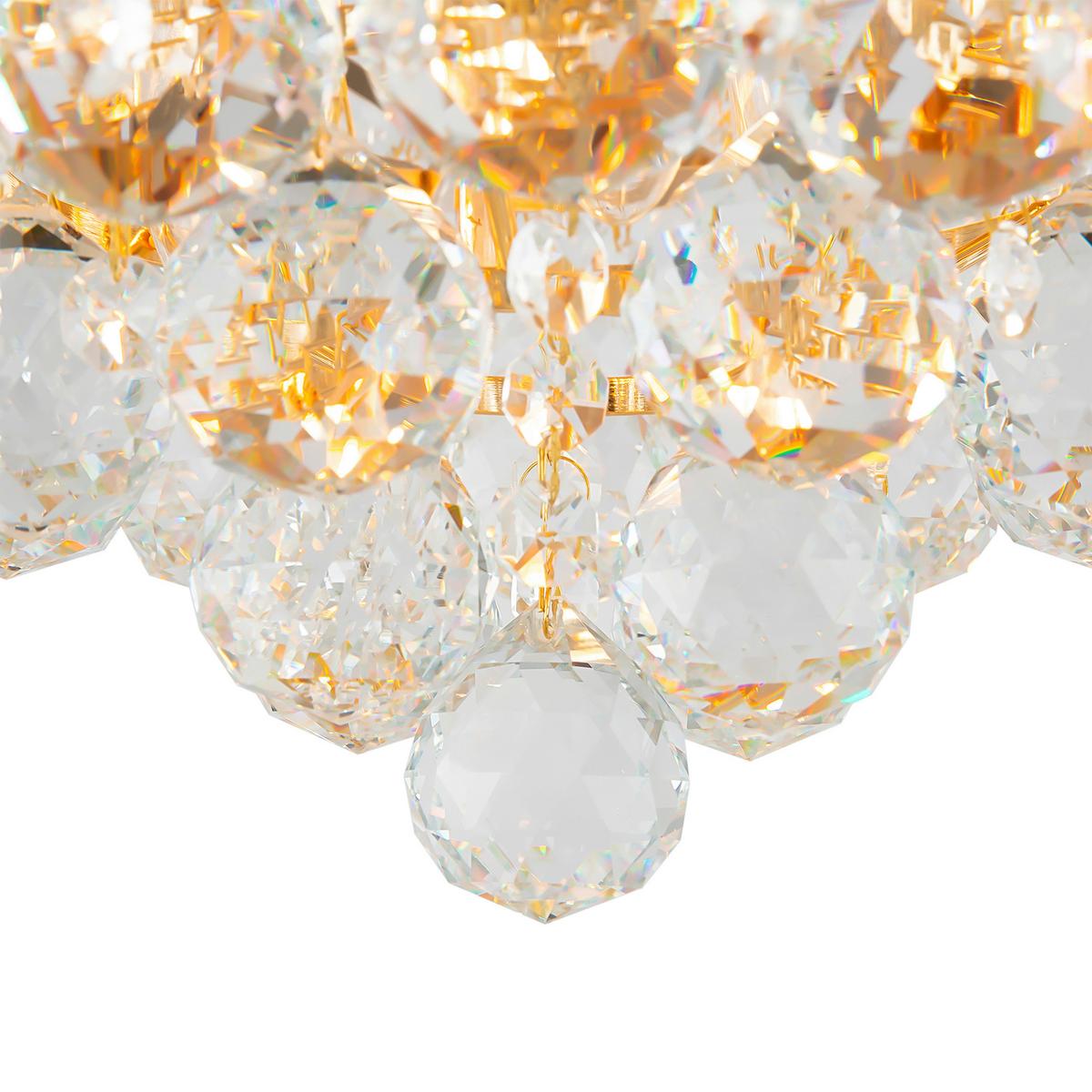 Kronleuchter Karolina - Goldfarben, Trend, Glas/Metall (41/21,5/41cm) - MAYTONI