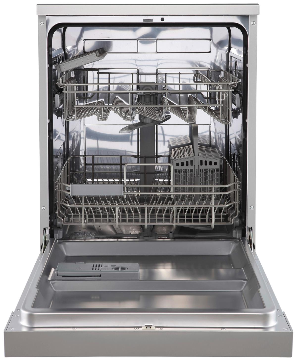Geschirrspüler Silberfarben B: 59,8 Cm - Silberfarben, Basics, Kunststoff/Metall (59,8/84,5/60cm) - Respekta