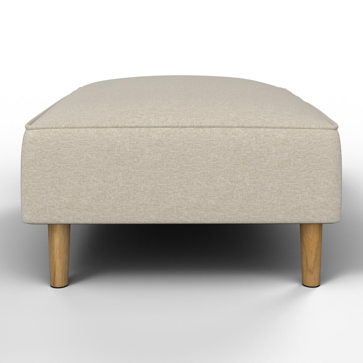 Pohovka FANNY, šedavě hnědá - přírodní barvy/šedavě hnědá, Moderní, dřevo/textil (154/55/73cm) - Bessagi Home