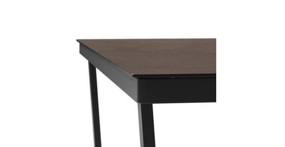 Loungegarnitur Berlin - Anthrazit/Braun, MODERN, Glas/Kunststoff (195/170cm) - Beldano