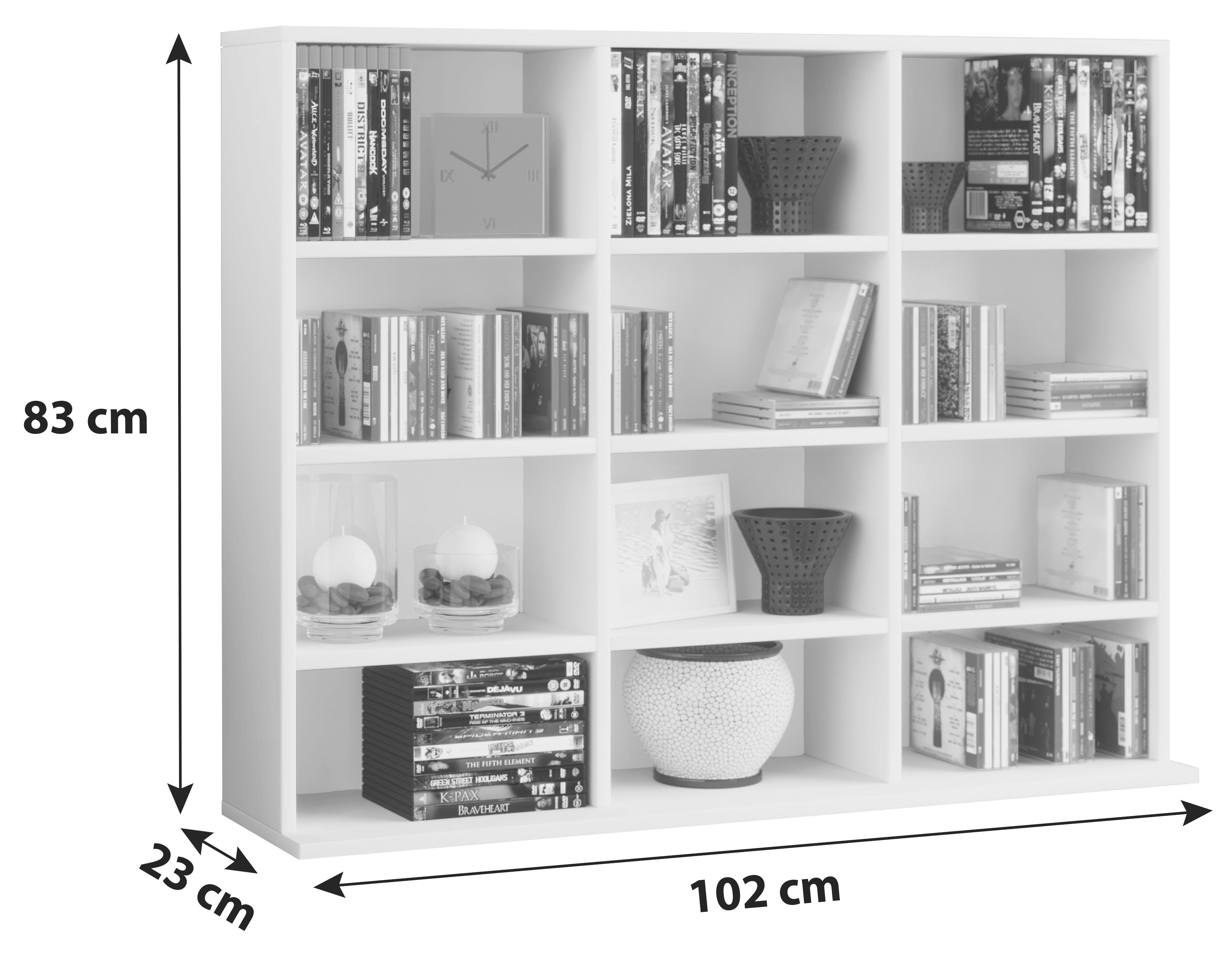 MID.YOU Standregal Dekor Megosa Mini 102 cm Eichefarben