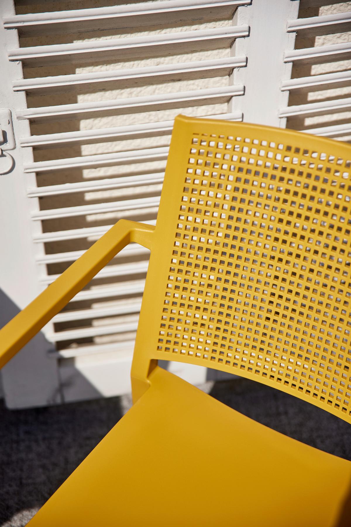 Stapelstuhl T20120 - Gelb, Basics, Kunststoff (46/80/56cm) - Siena Garden