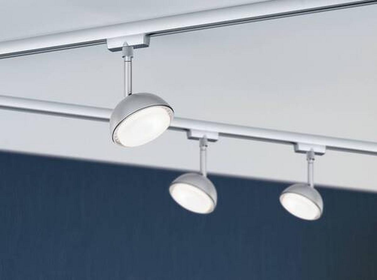 Schienensystem Urail Strahler 95508 In Chromfarben, Rund - Chromfarben, Basics, Kunststoff/Metall (10/17,0cm) - Paulmann