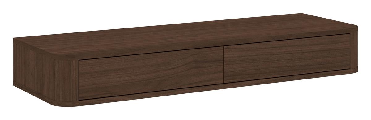 KONSOLENTISCH Mocha Walnussfarben B: 115,2cm - Walnussfarben, Design, Holzwerkstoff (115,2/15,8/40cm) - MID.YOU