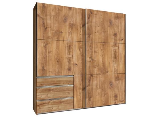 Schwebetürenschrank Level 36a 200cm Eiche Dekor - Eichefarben, MODERN, Holzwerkstoff (200/216/65cm) Schwebetürenschrank Level 36a 200cm Eiche Dekor - Eichefarben, MODERN, Holzwerkstoff (200/216/65cm)