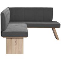 Eckbank Emma Ii - Eichefarben/Grau, KONVENTIONELL, Holzwerkstoff/Textil (150/185cm)