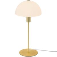 Tischleuchte Ellen Weiß Goldfarben D: 20 Cm - Messingfarben/Goldfarben, Basics, Glas/Metall (20/41,5cm) - Nordlux