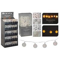 Fényfüzér Ax5100600 - fehér, műanyag (9/7/16cm)