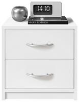 Nachtkästchen mit zwei Laden Nachtkästchen mit zwei Laden