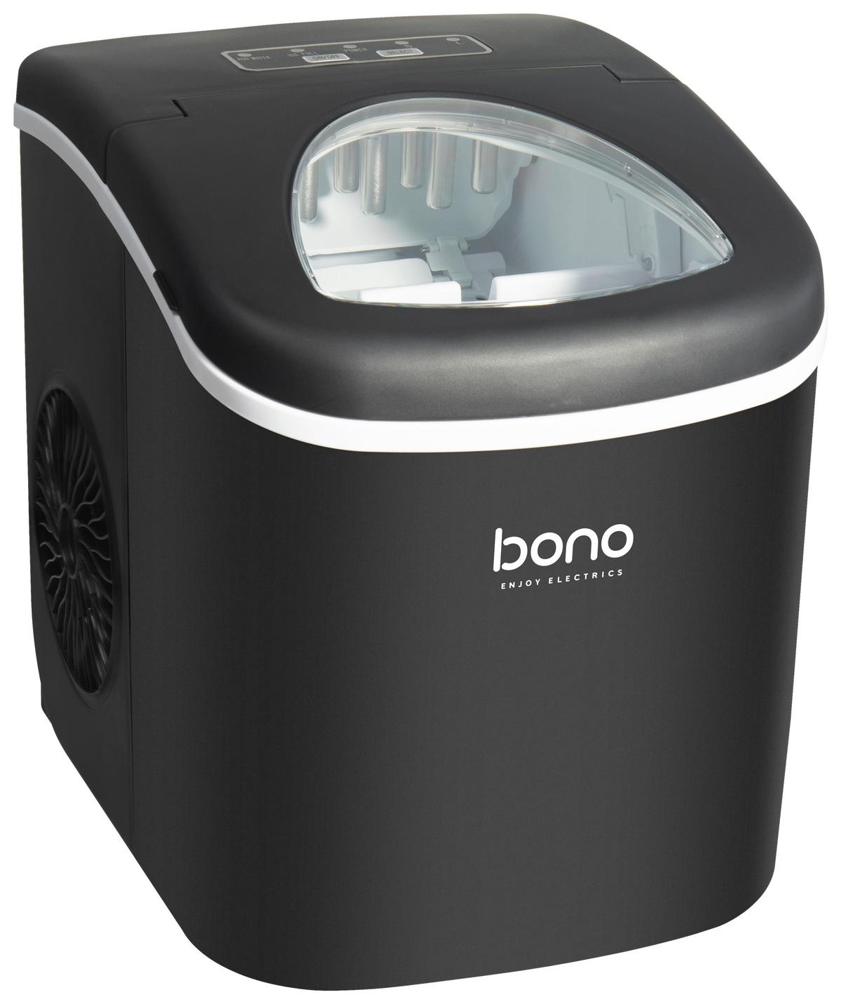 Eiswürfelmaschine Alice - Schwarz, MODERN, Kunststoff (22,2/29,4/29cm) - Bono